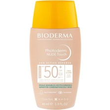 Nacario Photoderm Nude Touch SPF50+ Very Light Karma ve Yağlı Ciltler Için Kapatıcı Etkili Yüksek Korumalı Renkli Güneş Kremi 40 ml
