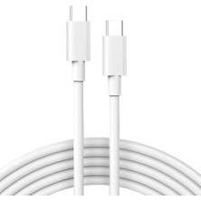 Nacario Şarj Kablosu 15/15 Plus/ 15 Pro/ 15 Pro Max Uyumlu Type-C To Type-C Şarj Kablosu Ayrıca Oppo ve Diğer Modellere Uyumlu