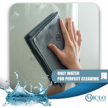 Nacario | Mikrofiber Temizlik Bezi 3'lü Set - Sihirli Bez | Cam Ayna Bezi | Dark Seri