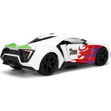 Nacario Jada, 9336140314R00, Dc Lykan Hypersport Model Aracı, Serbest Tekerleki Kauçuk Lastikler, Açılabilen Kapılar. Die-Cast (Metal), Figürü, Araç 1:32 Ölçekli