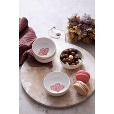 Nacario Porselen Multi 4 Parça 8 cm Kase Seti Chirpy