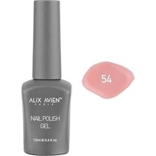 Nacario Pembe Somon Kalıcı Oje 54-Yoğun Renk Veren Jel Oje 12 Ml-Nail Uv Gel Polish 54