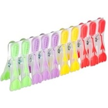 Nacario Lale Desenli Silikon Mandal, Şeffaf, 30 Adet