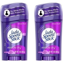 Nacario Lady Speed Stick Deodorant 1.4 Ounce Duş Taze (41 Ml) (2 Paket)