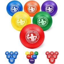 Nacario Şişirilebilir Yakan Toplar - 5 Inç Veya 7 Inç Sokmayan Toplar Seçin - 6'lı Set Top Pompası ve Mesh Çanta Içerir