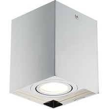 Nacario Medna Krom Kare. Teklı Plafonyer 1XGU10