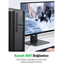 Nacario 2.4 ve 5 Ghz Dual Band USB Wi-Fi Alıcı Ağ Adaptörü
