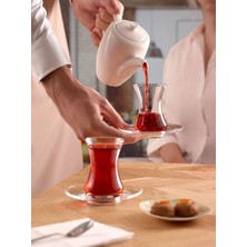 Nacario 42381S00 V Block Ince Belli 6'lı Çay Bardağı