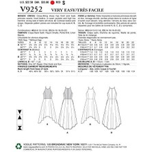 Nacario Patterns Kesim Örneği Elbise, Çok Renkli, Beden 6 – 14