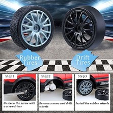 Nacario Desdoni Rc Araba 2.4ghz 1:24 Ölçekli 4WD 15KM/H Yüksek Hızlı Model Araç LED Işıkları Sürüklenen Lastik Yarışı Spor Oyuncak Araba Yetişkin Erkek Kız Çocuklar Için Hediye 2 Adet Şarj