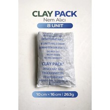 Nemtut Clay Pack Aktif Kil Nem Alıcı 8 Unit ( 10 cm x 16 cm - 263 G ) 24 Adet