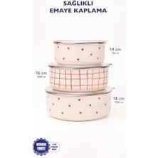 Nacario Cupid Vakum Kapaklı Yiyecek Saklama Kabı Seti (Ocaklarda Kullanılabilir)