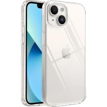 Nacario 13-14 ile Uyumlu Cyrstal Clear Şeffaf Silikon Kılıf Arkası Sert Polikarbonat Kenarları Yumuşak Tpu Silikon Premium Ultra Şeffaf Kılıf Kapak (Cyrstal Clear, 13 - 14)