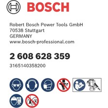 Nacario 2608628359 Aksesuarı Profil Freze G 8 Mm, R1 6,35 Mm, D 38 Mm, L 16 Mm, G 57 mm