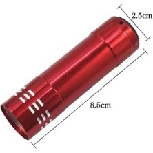 Nacario Gaman 1 Adet EY4_R2 Yeni Nesil Alüminyum Alaşım Renkli Pile Çalışan El Feneri - Deprem Çantası - Fener Çok Renkli