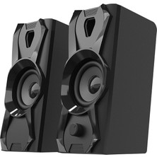 1+1 Hoparlör Speakaer Set USB Kablo 2.0 Multimedya - 5W (4887)