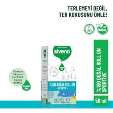 Nacario Siveno %100 Doğal  Sportif Sporcu Deodorant Ter Kokusu Önleyici Bitkisel Lekesiz Vegan 50 ml