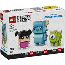 LEGO Brickheadz Disney Classic Sulley, Mike ve Boo Figürleri 40861