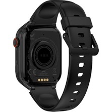 Nacario Tiger Kids Akıllı Çocuk Saati, Görüntülü Görüşme, Amoled Ekran,, Gps, 5mp Kamera, IP68 Su Geçirmez, Uzun Pil Ömrü, Sos, Dokunmatik Ekran, 4g, Silikon Kayış, Siyah