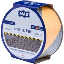 Nacario Mas 2657 Kaydırmaz Bant, Sarı & Siyah