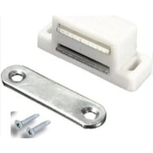 Nacario Mıknatıslı Plastik Mobilya Dolap Kapak Sineklik Çıt Çıt Kilit 12 Adet