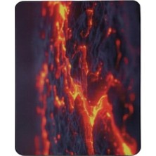 Nacario Baskılı Desenli Renkli Tip Kaymaz Taban Optik Bilgisayar Notebook Mouse Pad Maus Pad (Magma)