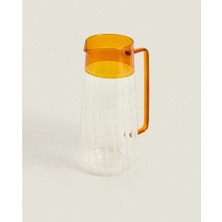 Tahtakale Turuncu Detaylı Cam Sürahi 1600 ml