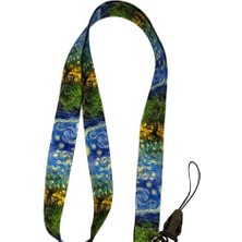 Nacario Yıldızlı Ağacı Boyun Ipi Telefon Askısı