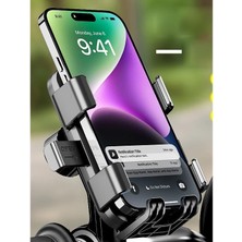 Nacario GA76 Motor Motosiklet Telefon Tutucu Tek El Kullanım Ayna Montaj (GA76 Ayna Montajı)