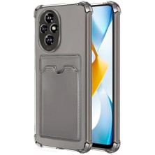 Nacario Honor 200 Pro Card Slot Kılıf Füme [honor 200 Pro ile Uyumlu Kılıf - Füme]