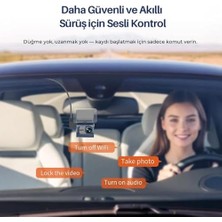 Nacario Mini 3 Pro Gen2 2k 1296P Wdr 145° Geniş Açı Lens Araç Kamerası + 32GB Hafıza Kartı