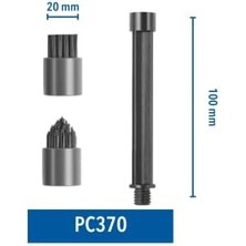 Nacario PC370 Zor Erişilen Yerler Için Versa Detay Fırçası, Versa (PC10-1/10) Ile Uyumlu, 2'li