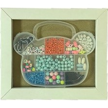 Nacario Kendin Yap Boncuk Takı Seti, Bileklik ve Kolye Yapımı Için Renkli Boncuklar, El Sanatları Aktivite Seti