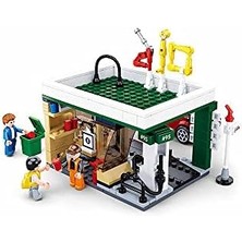 Nacario Town Oyuncak Benzin Istasyonu Yapım Seti, 322 Parça