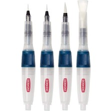 Nacario Basma Düğmesi Sulu Boya Fırçası Çeşitli Set