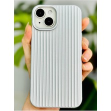 Nacario 13-14 ve 15 ile Uyumlu 3D Serrated Kabartma Parlak Silikon Kılıf