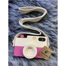 Özgürce Ahşap Bebek Fotoğraf Makinesi, 1 Yaş Montessori Organik Oyuncak