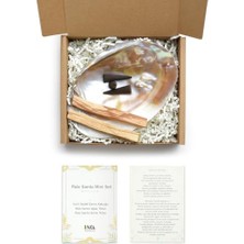 Nacario Palo Santo Mini Set - Incili Deniz Kabuğu - Palo Santo Tütsü - Tütsülük - Meditasyon - Pozitif Enerji