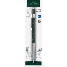 Faber-Castell Tk Fine Vario 0.7 Lüks, Versatil Ayarlanabilir Uç Kalem Teleskopik Silgili Kalem, Sertlik Göstergeli