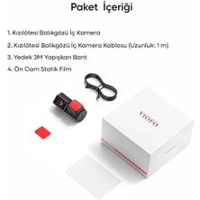 Nacario RNF210 A229 Pro/plus/ultra Uyumlu 1080P Kızılötesi Balıkgözü Iç Kamera