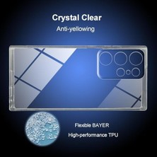 Nacario Kamera Korumalı Şeffaf Silikon Kılıf (S23 Ultra)