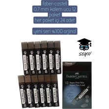 Faber-Castell 0.7 mm Kalem Ucu 12 Paket Her Paket Içi 24 Adet Yeni Seri %100 Orjinal
