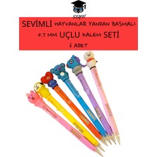 Seyfi Kırtasiye 0.7 Versatil Uçlu Kalem Seti Sevimli Hayvanlar 6 Adet