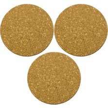 Nacario Heat Nihale Aus Mantar Mantar Altlık Altlık, Kahverengi, 19 x 19 x 1 cm