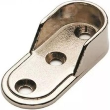 Mestore Oval Askı Dolap Borusu Askı Flanşı - 9996670716758