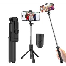 Nacario Selfie Çubuğu, 3'ü 1 Arada Bluetooth Selfie Çubuğu, 360° Selfie Çubuğu 14/14PRO Max/ 13/12/11/pro Max/pro/xr/xs/x/8/7, S10/S9/S8, Go Pro