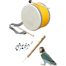 Özgürce Renkli Çocuk Davul Oyuncağı, Montessori Uyumlu, Eğlenceli ve Öğretici