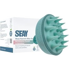 Nacario Seay Saç Bakım Fırçası, Saç Derisine Masaj Yapan Şampuan Tarağı, Duş Fırçası Slikon Saç Masaj Tarağı Mavi