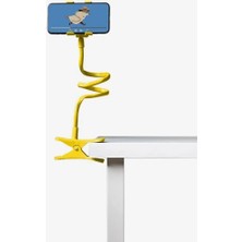 Tahtakale Sarı Renk Akrobat Telefon Tutucu Oynar Başlıklı