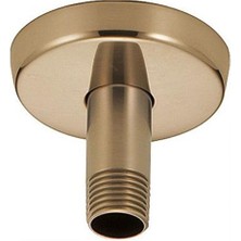 Nacario U4996-CZ Duş Kolu ve Flanşı, Şampanya Bronz